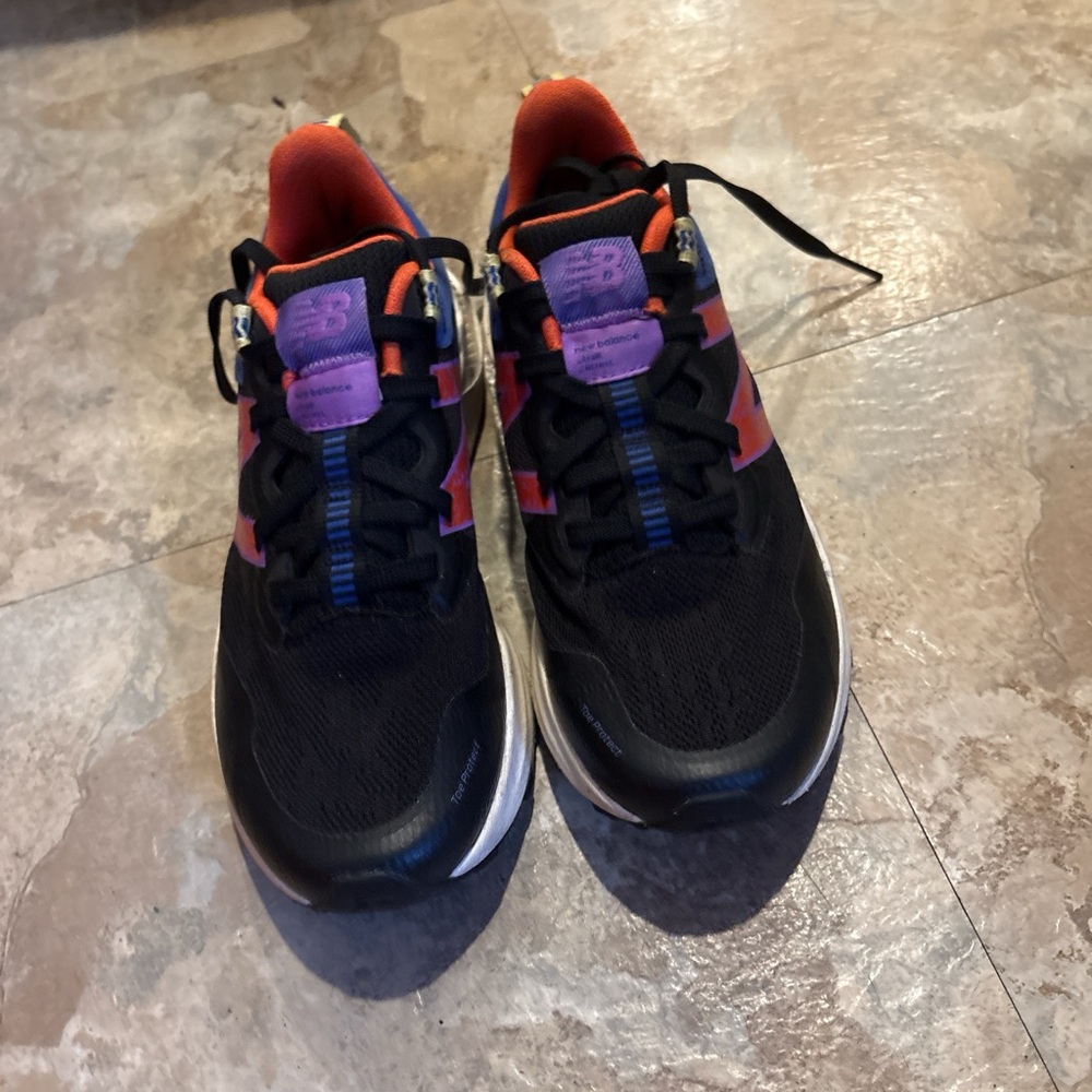 New Balance Black and Orange Athletic Shoes